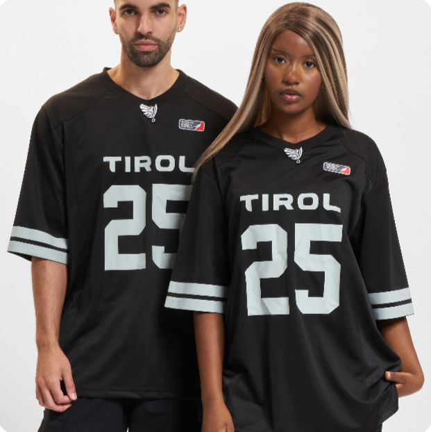 Tirol Raiders Authentic Game Jersey β Jet Black | Premium Quality, Official Fan Gear