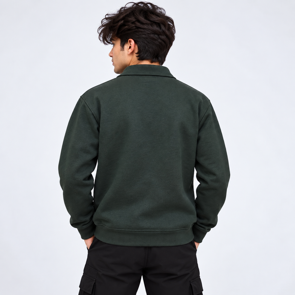 Double Pocket Green Shacket