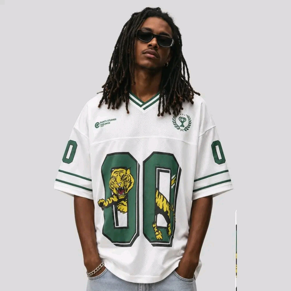 Saints Studio White Tiger Jersey