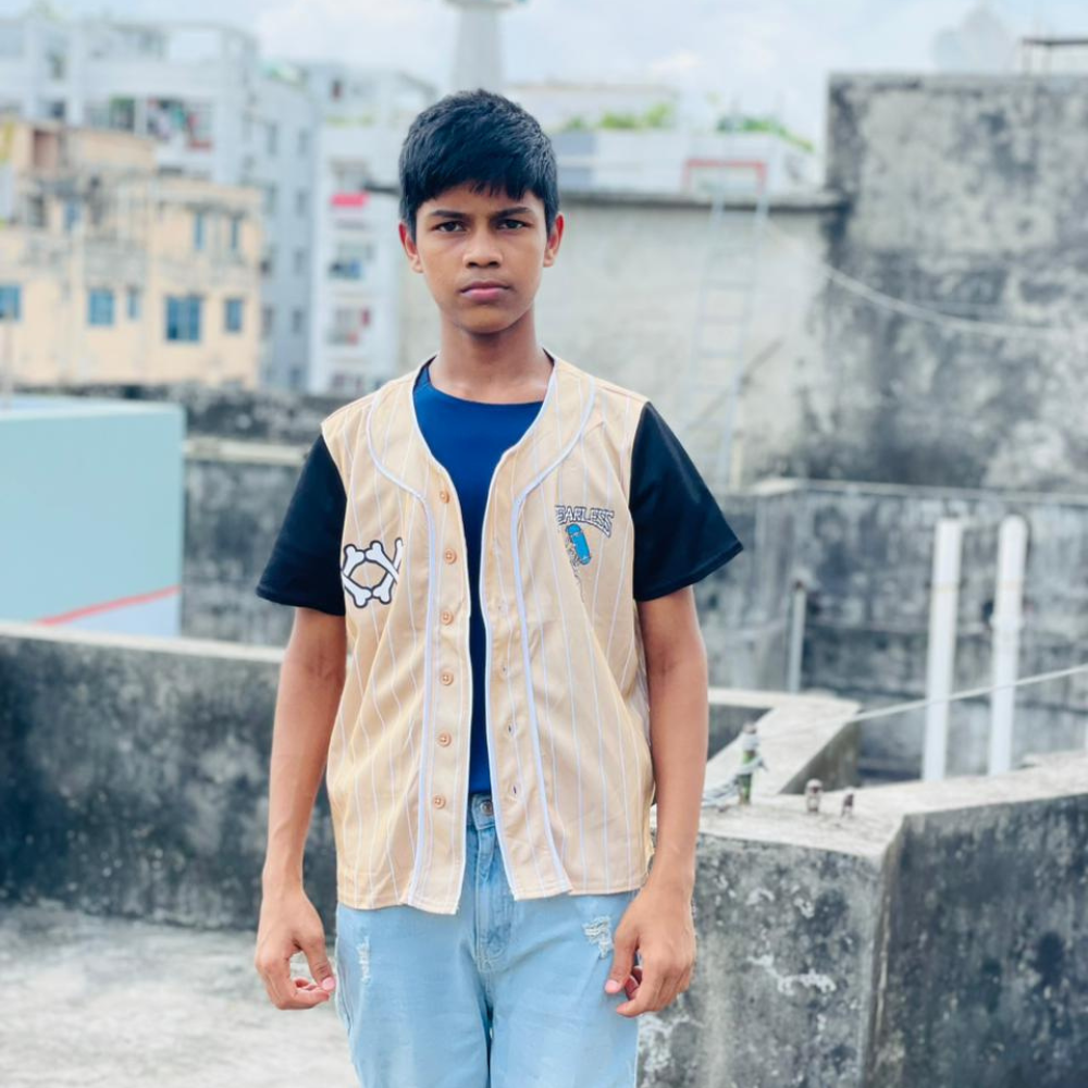 Fearless Graphic Kids Baseball Jersey – Beige & Black