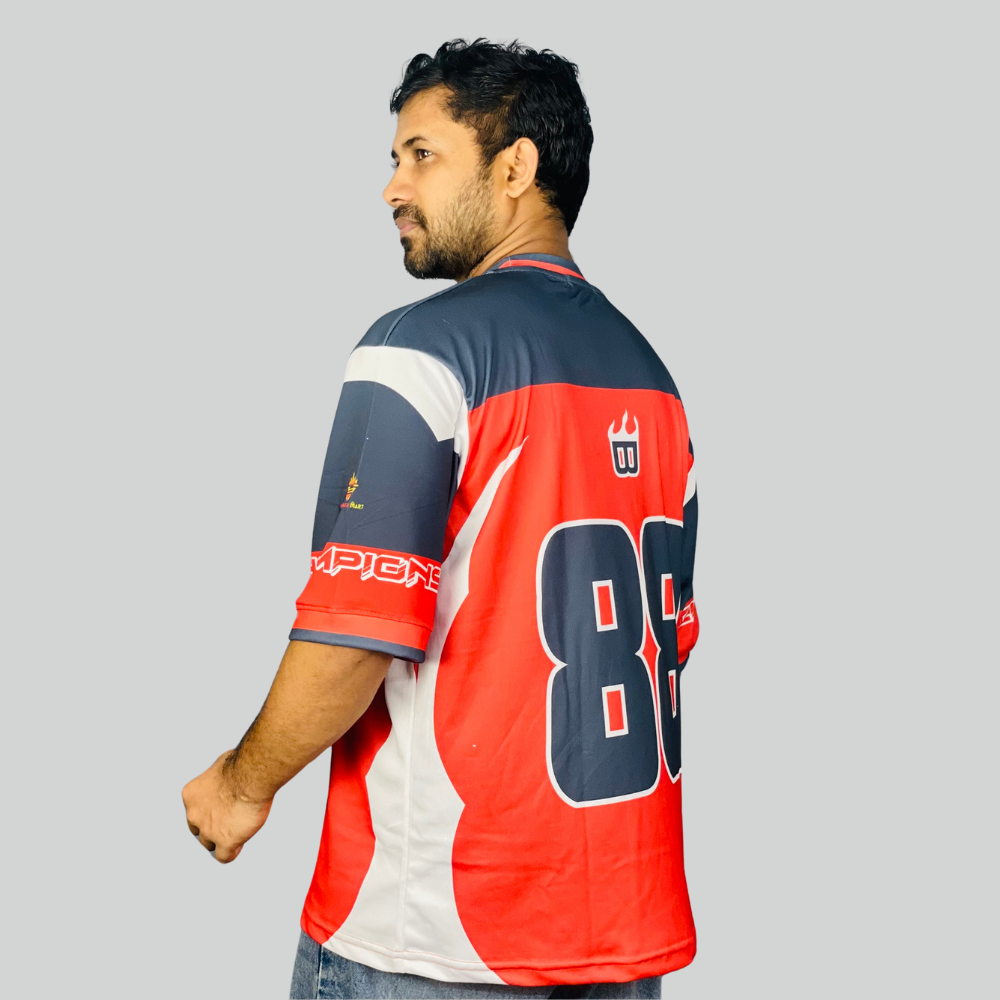 Orange NFL Jersey – Premium Mesh Fabric, Customizable & Game-Ready Sportswear | Stunner Mart