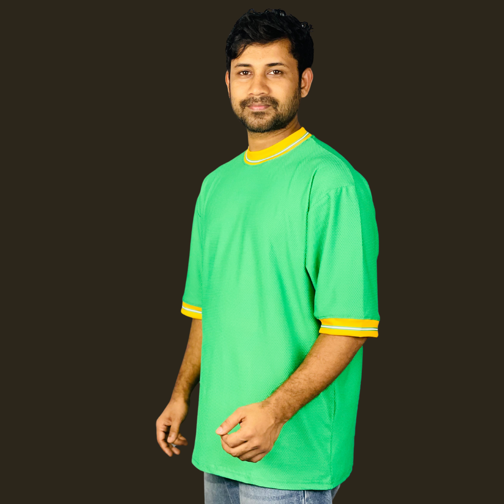 Green NFL Jersey – Solid Color | Premium Mesh Fabric | Stunner Mart