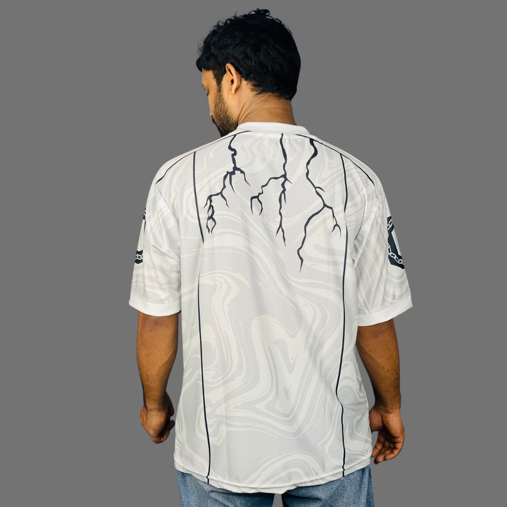 Premium White NFL Jersey Mesh Fabric – Breathable, Durable & Game-Ready | Stunner Mart