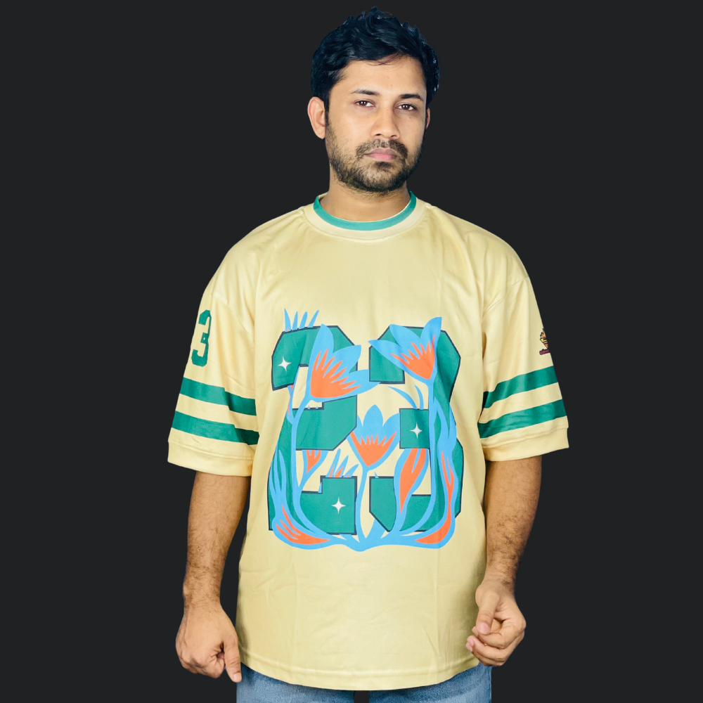 Golden NFL Jersey – Premium Mesh Fabric, Customizable & Game-Ready Wear | Stunner Mart