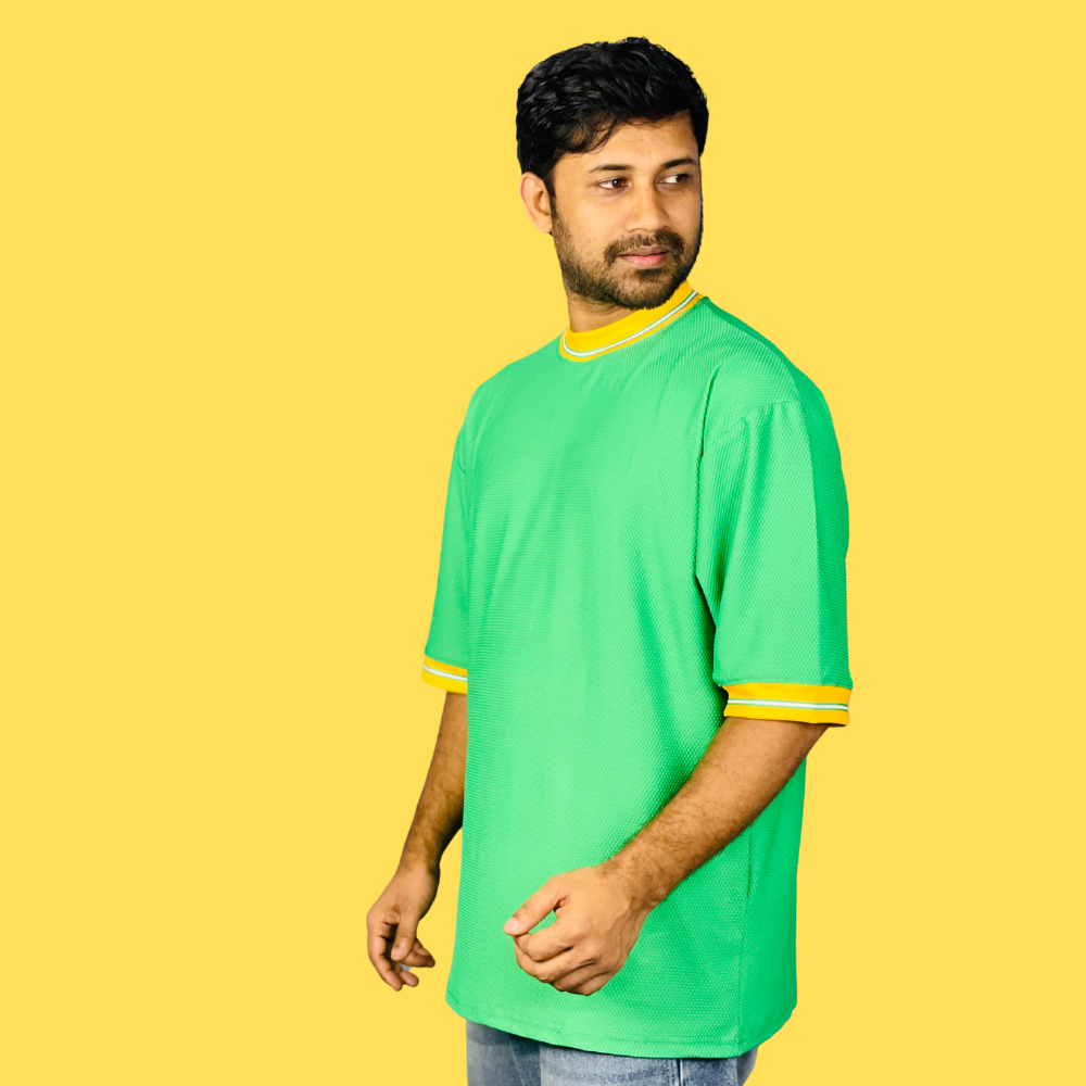 Green NFL Jersey – Solid Color | Premium Mesh Fabric | Stunner Mart