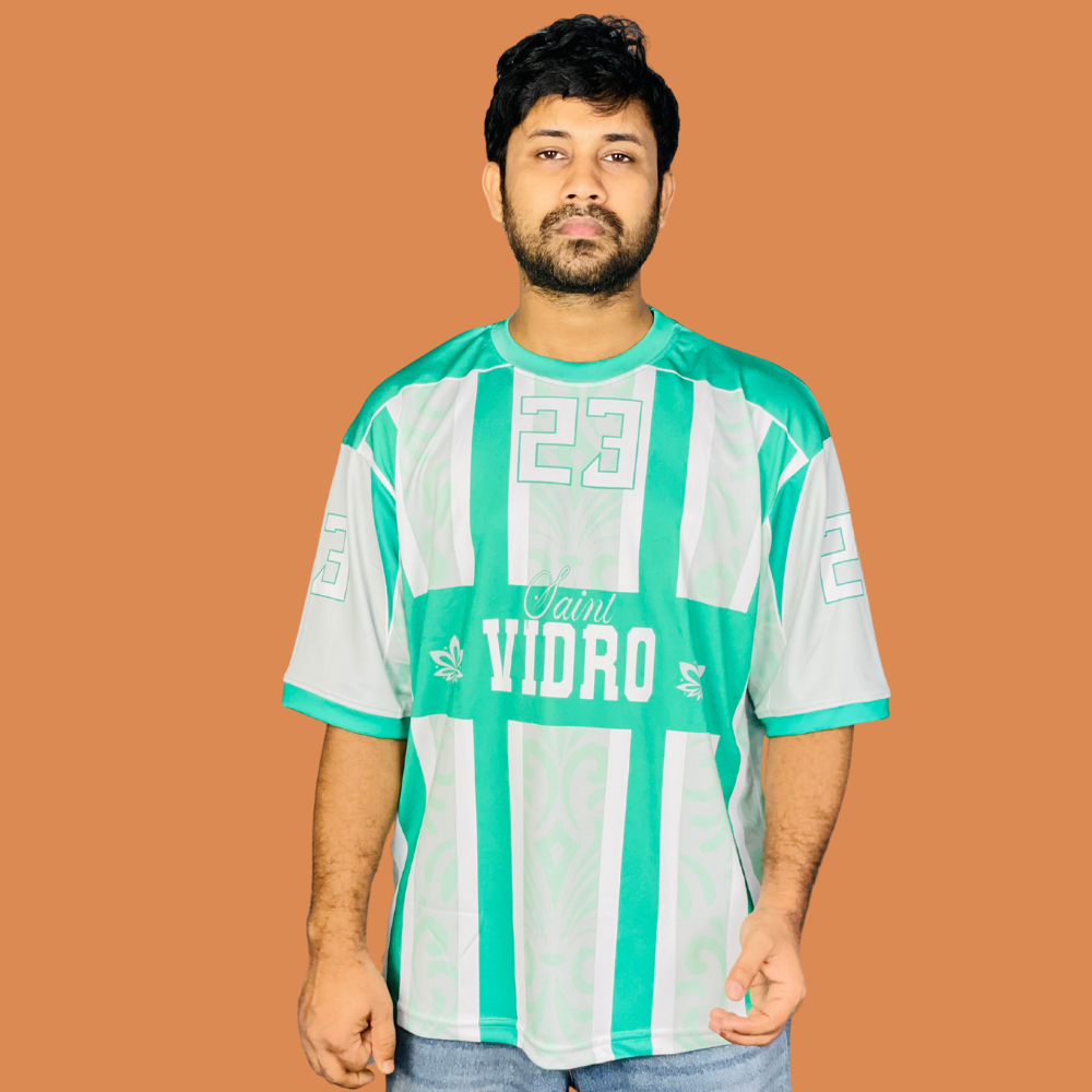White & Green NFL Jersey – Custom Mesh Fabric, Stylish Gamewear & Fast Delivery | Stunner Mart