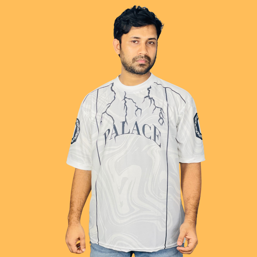 Premium White NFL Jersey Mesh Fabric – Breathable, Durable & Game-Ready | Stunner Mart