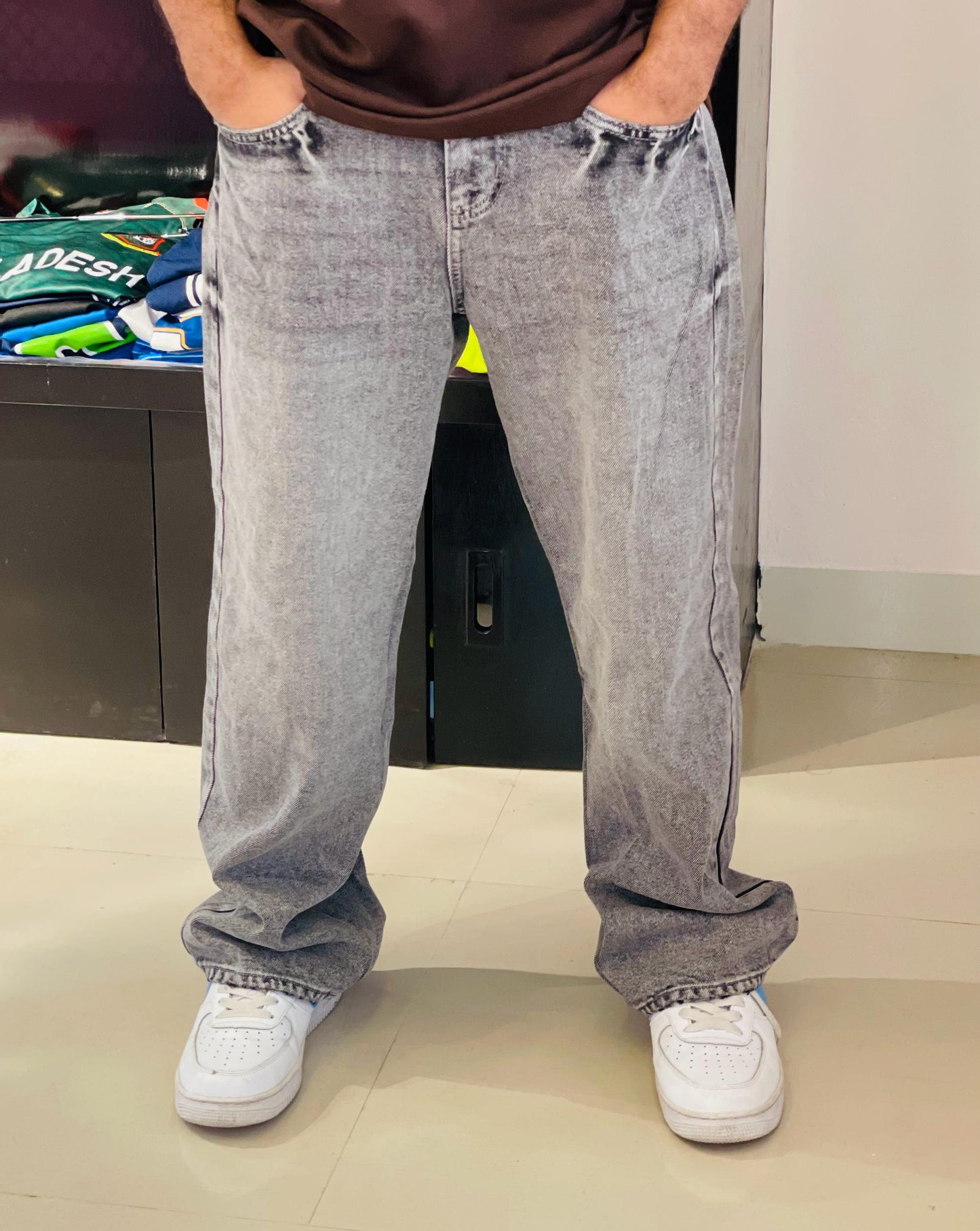 Premium Quality Ash Baggy Pants – Stylish & Comfortable | Stunner Mart