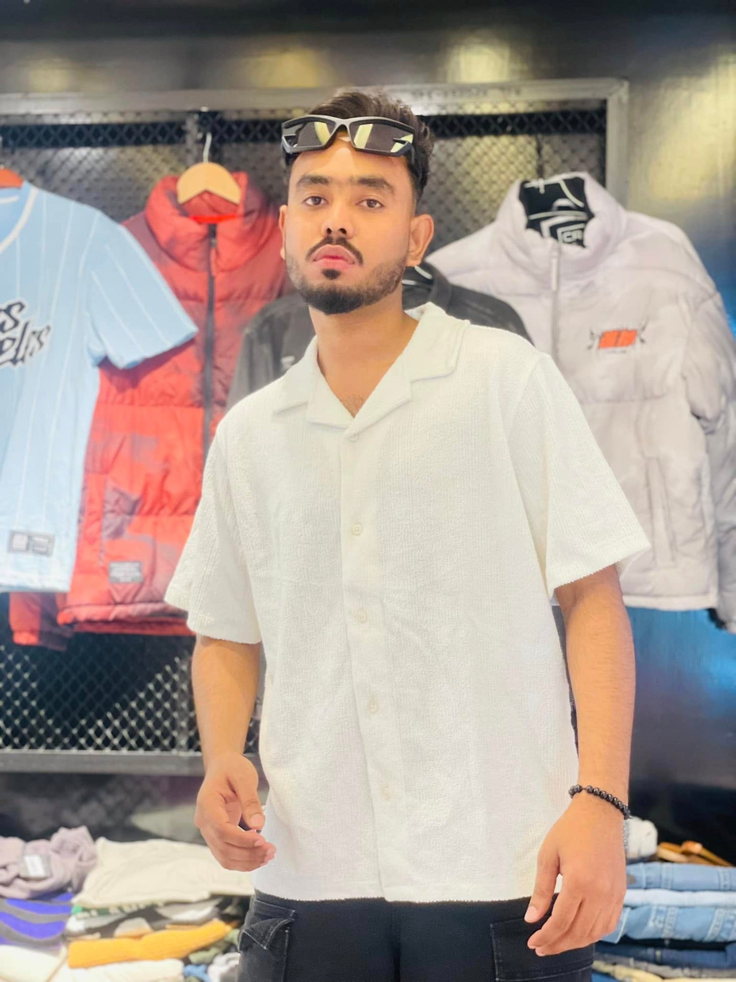 White Cotton Hawaii Shirt – Lightweight, Stylish & Summer-Ready | Stunner Mart"