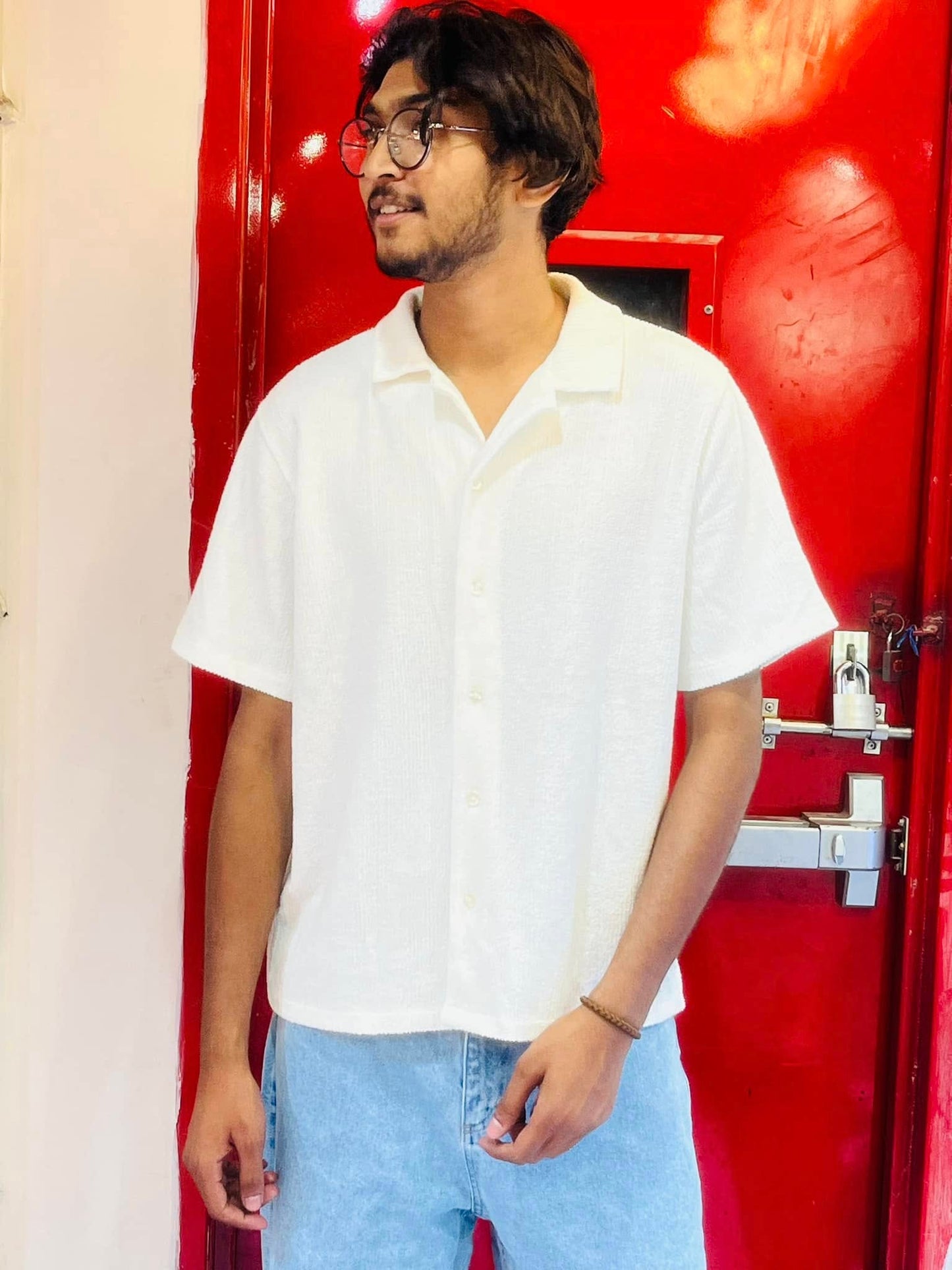 White Cotton Hawaii Shirt – Lightweight, Stylish & Summer-Ready | Stunner Mart"