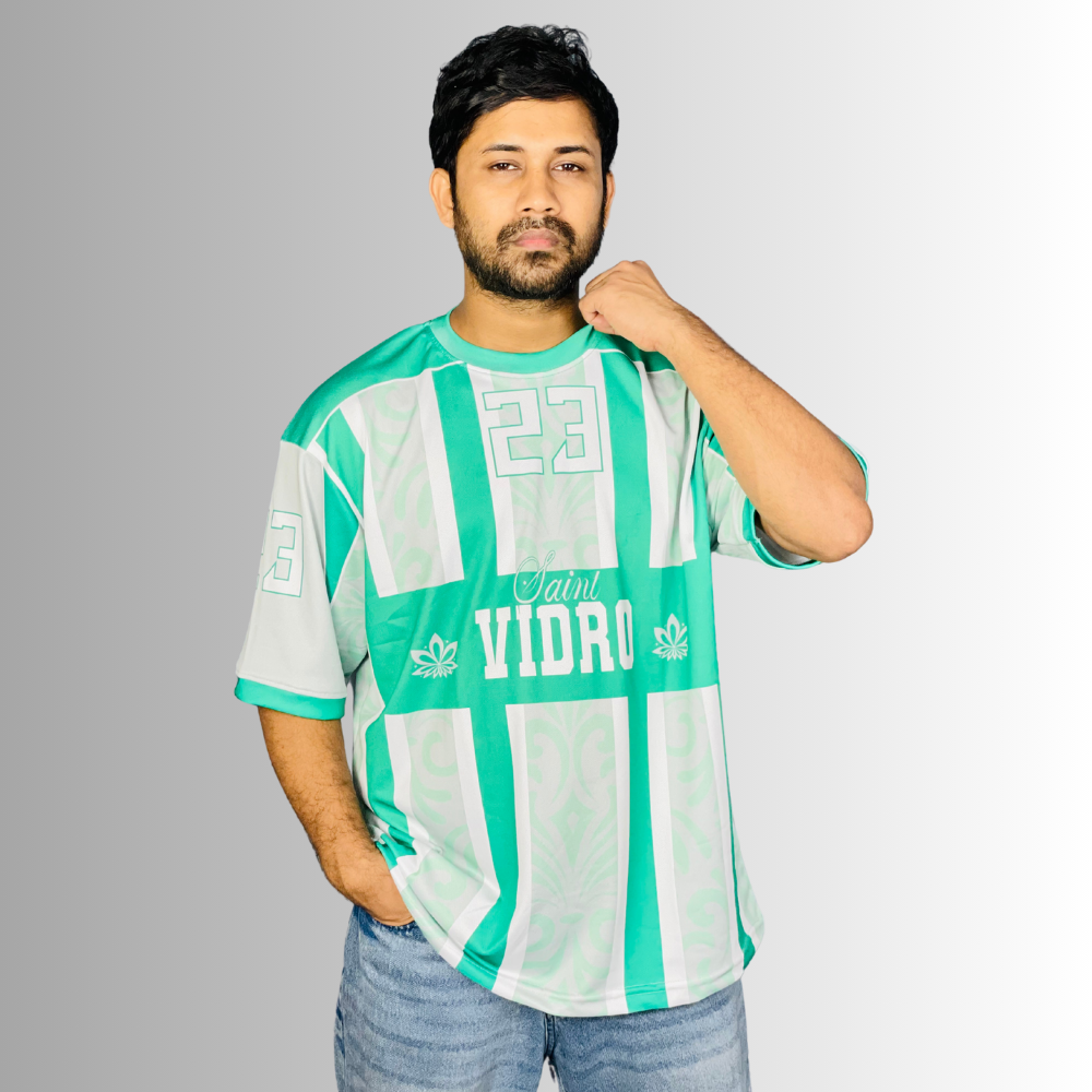 White & Green NFL Jersey – Custom Mesh Fabric, Stylish Gamewear & Fast Delivery | Stunner Mart