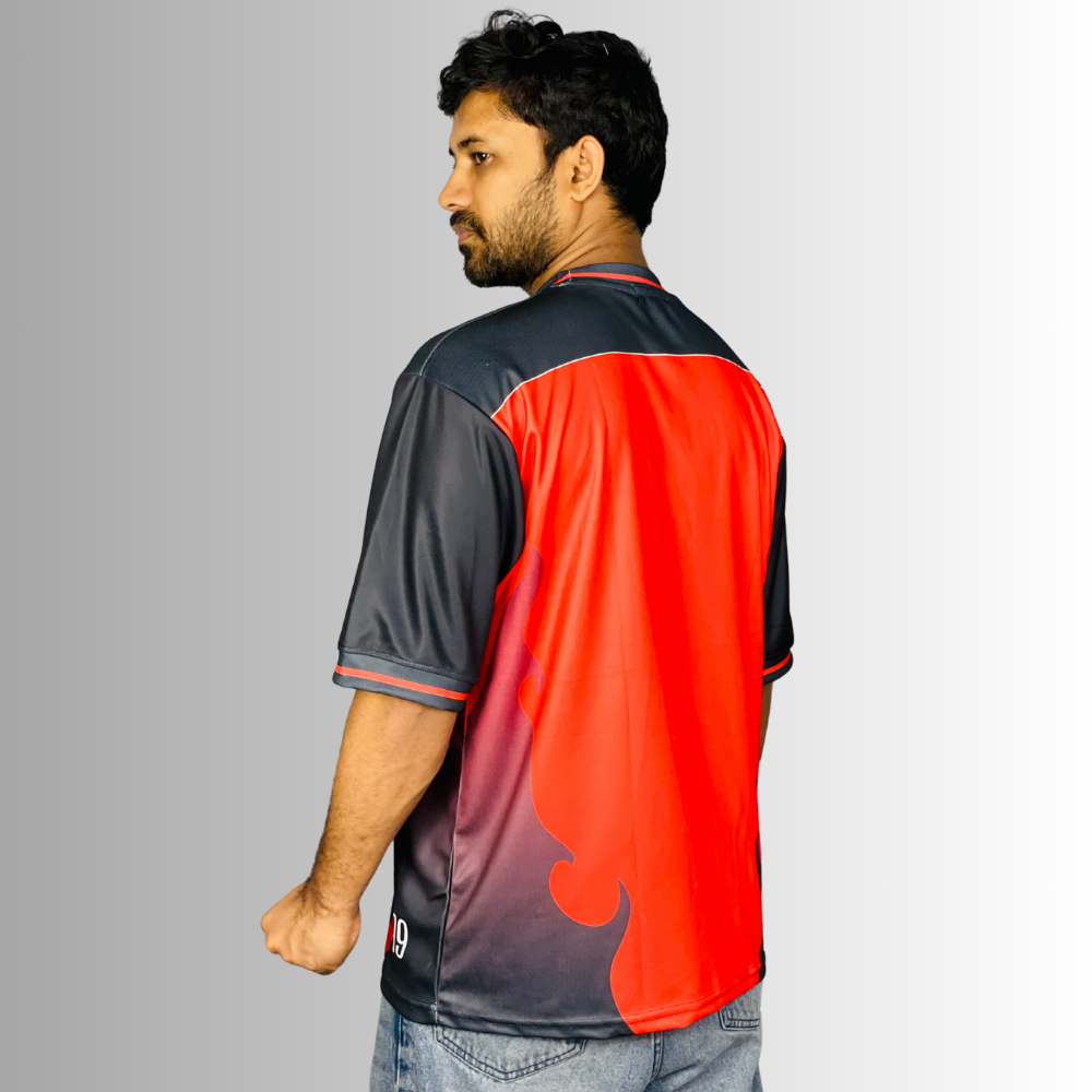Red & Black NFL Jersey – Custom Mesh Fabric, Stylish Design & Team-Ready Wear | Stunner Mart