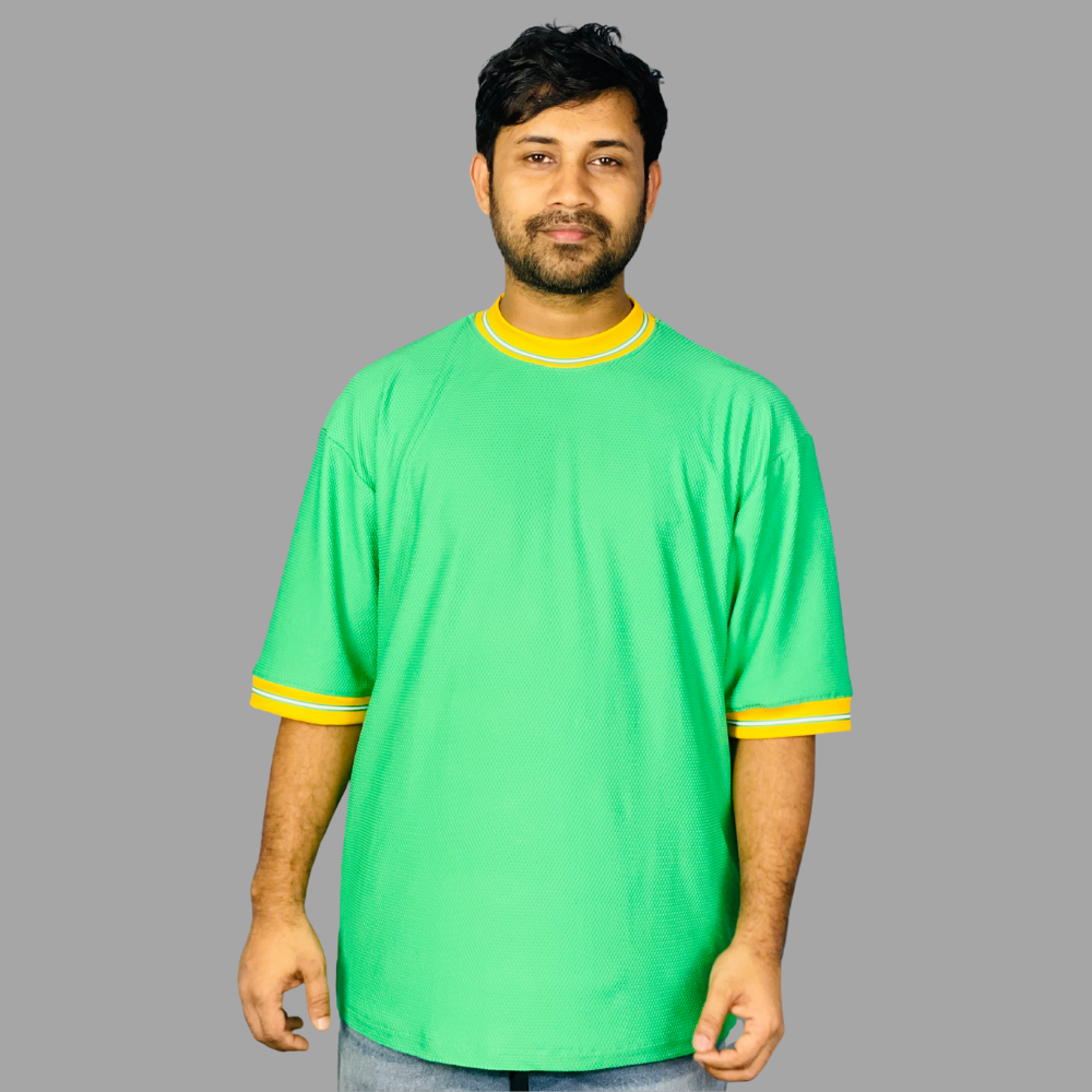 Green NFL Jersey – Solid Color | Premium Mesh Fabric | Stunner Mart