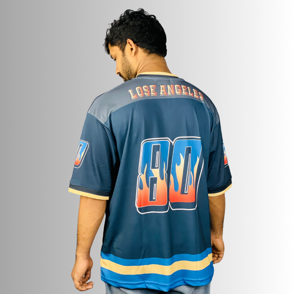 Drug Blue NFL Jersey Mesh Fabric – Breathable, Durable & Premium Quality | Stunner Mart