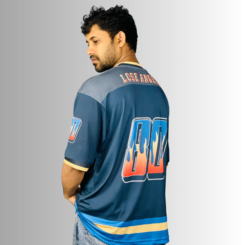 Drug Blue NFL Jersey Mesh Fabric – Breathable, Durable & Premium Quality | Stunner Mart