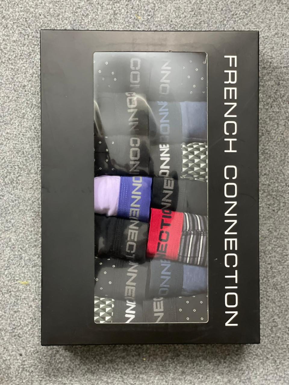 French Connection Men's 14 Pack Premium Cotton Boxer Shorts – Breathable, Comfortable & Stylish Everyday Essentials