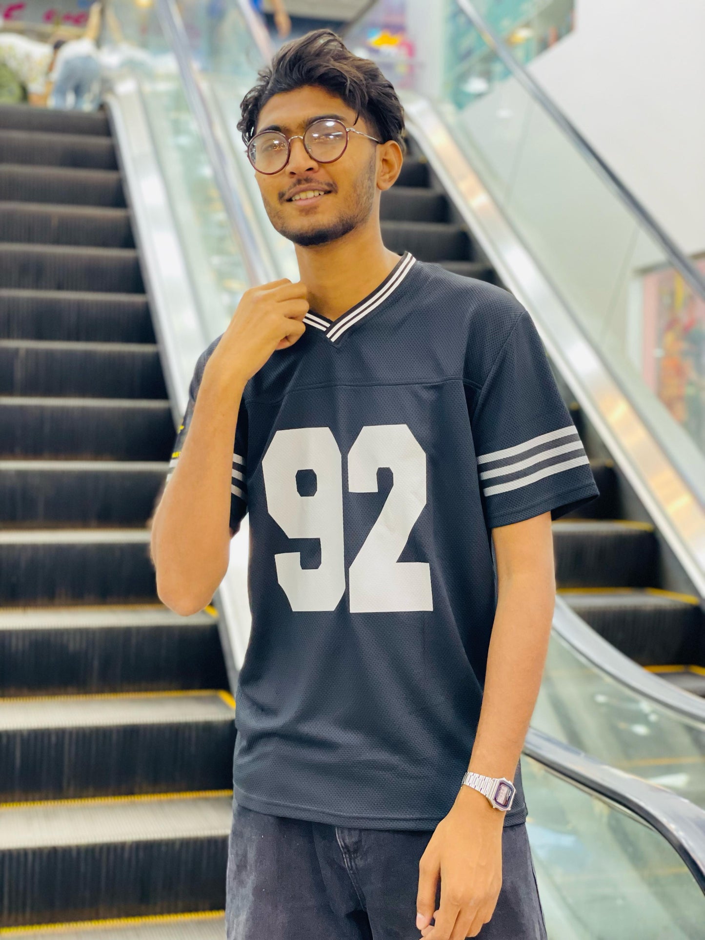 Bold Black NFL Jersey – Unleash Your Game with Stunner Mart