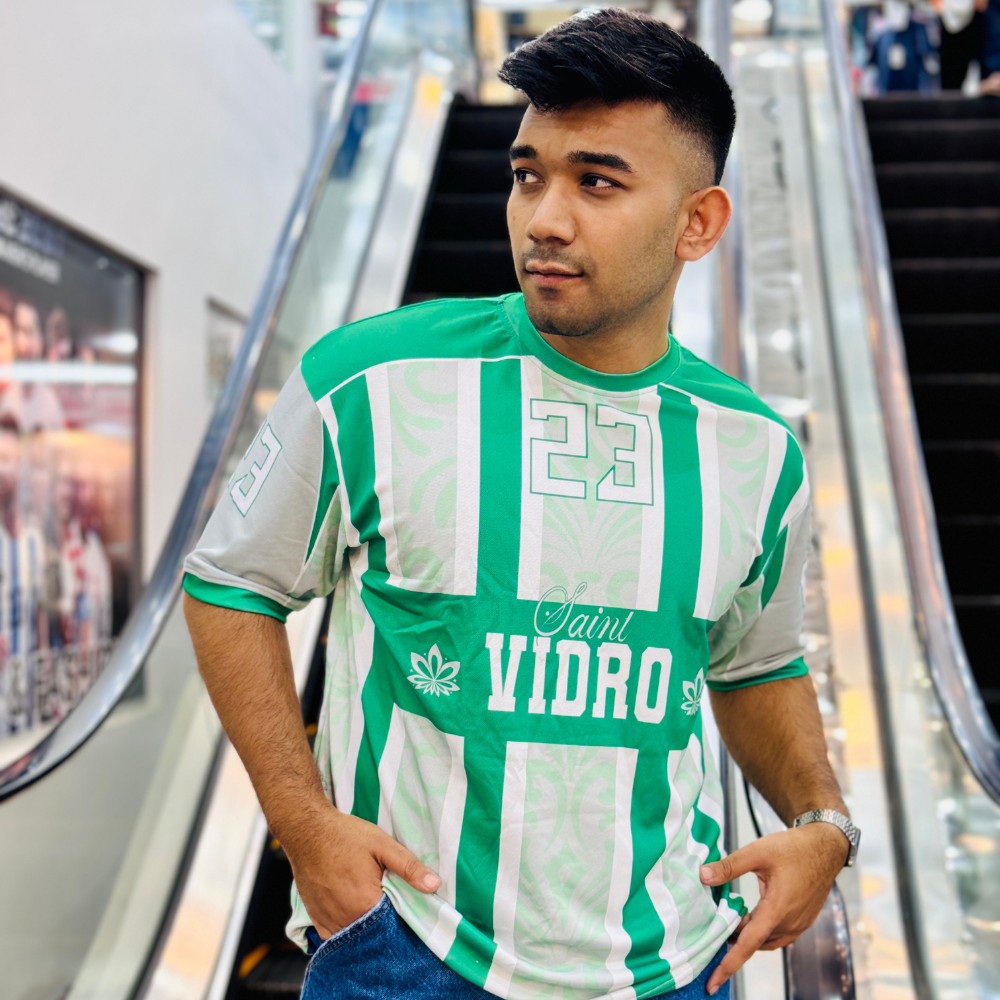 White & Green NFL Jersey – Custom Mesh Fabric, Stylish Gamewear & Fast Delivery | Stunner Mart