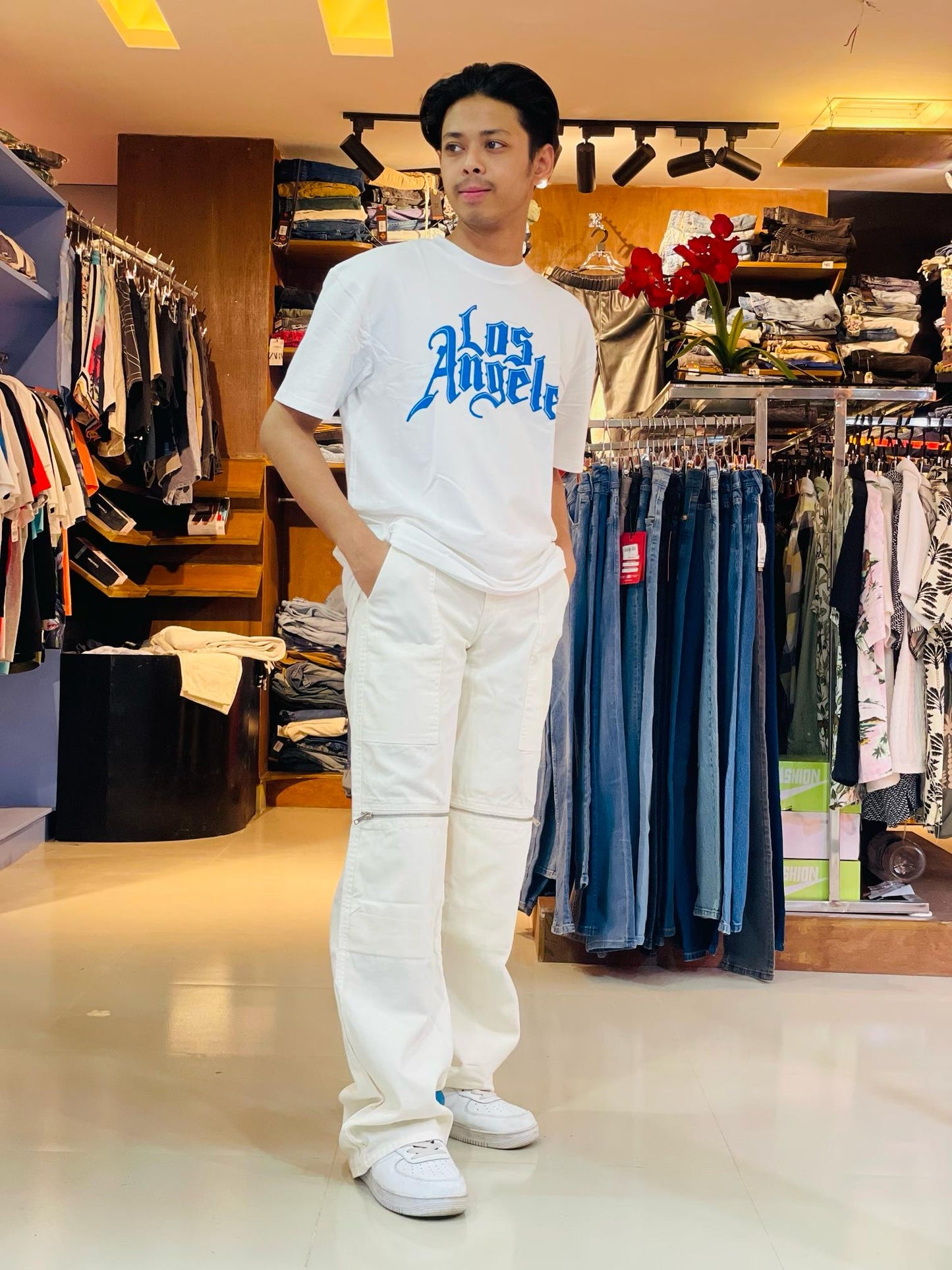 "Stylish White Baggy Pants – Comfort & Trend | Stunner Mart