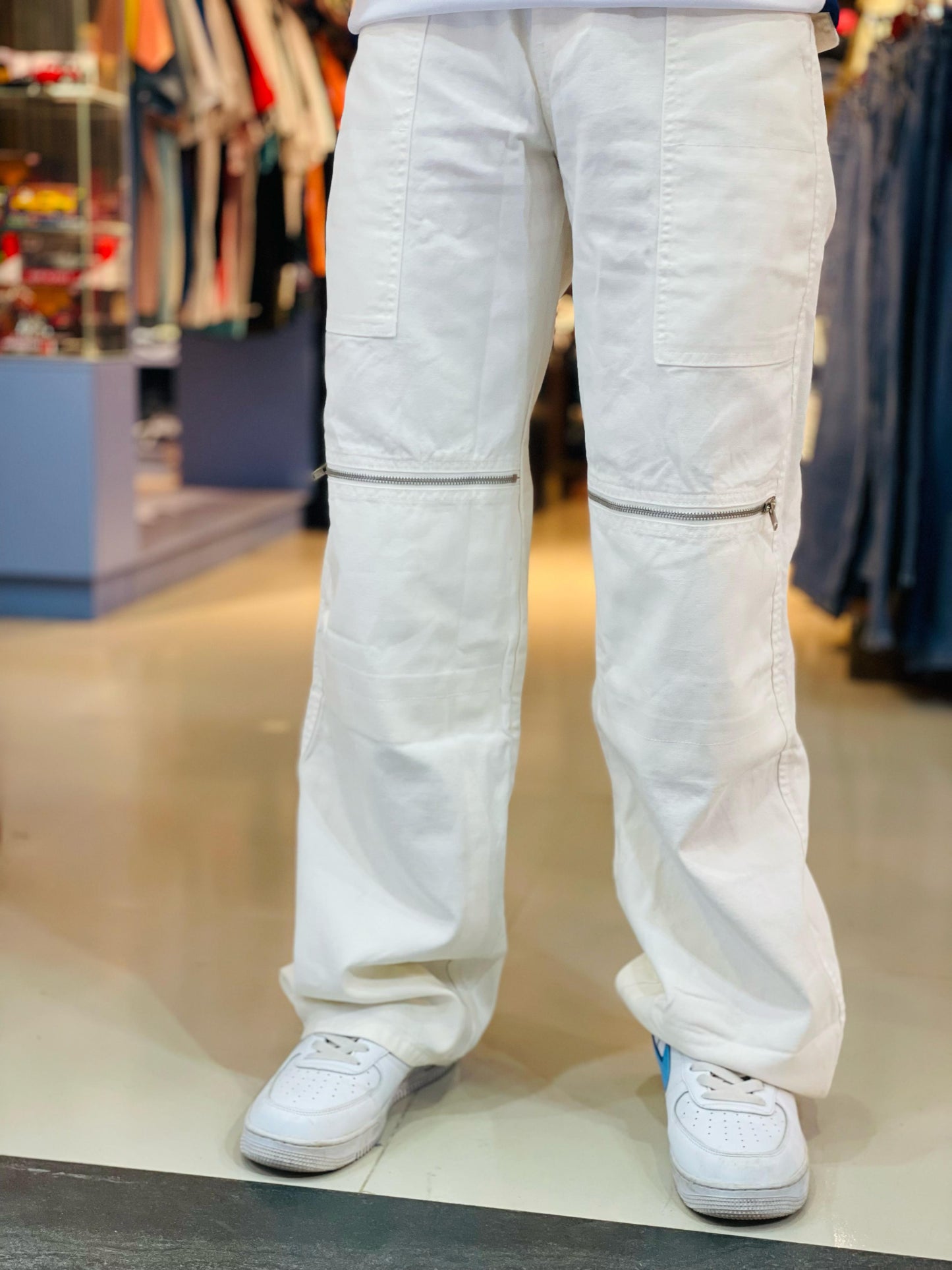 "Stylish White Baggy Pants – Comfort & Trend | Stunner Mart