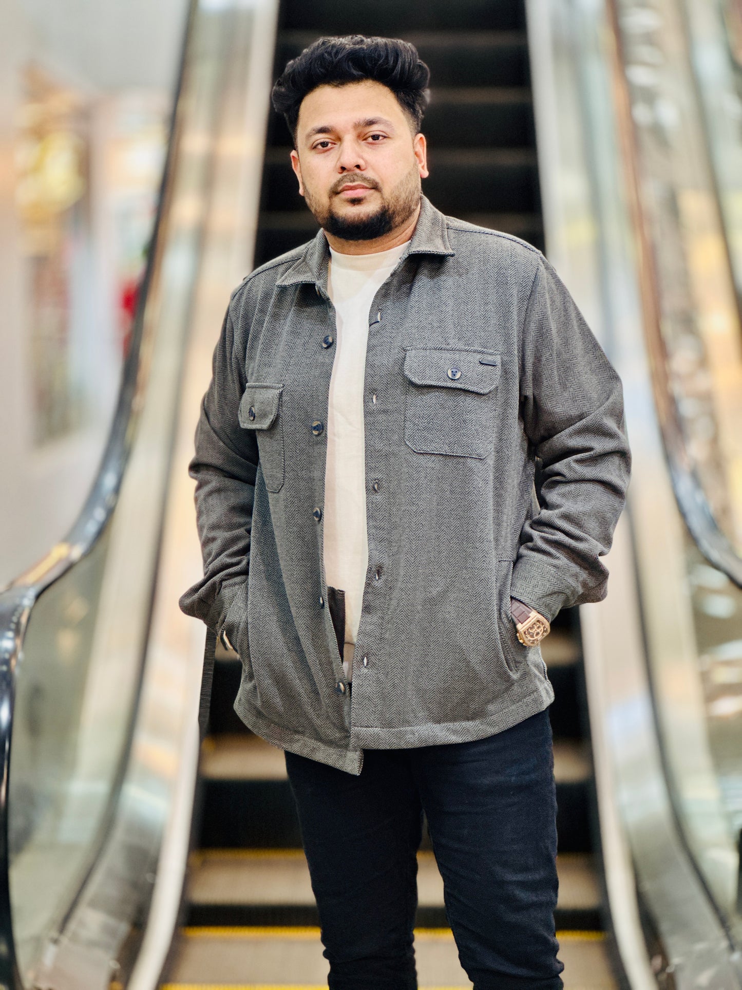 Premium Menswear Overshirt – Modern Casual Style