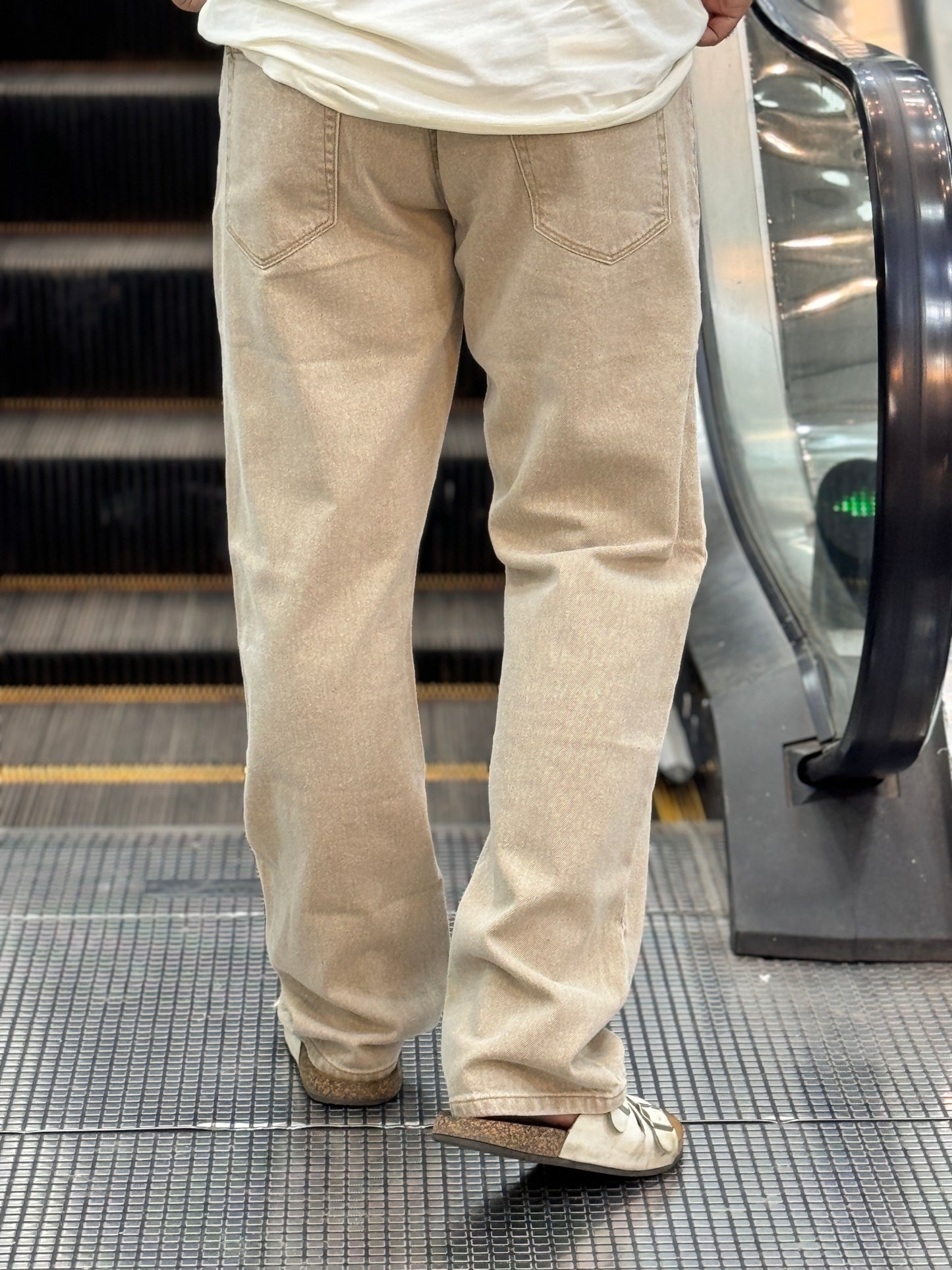 Men's Light Brown Regular Fit Jeans – Premium Export Quality | 100% Cotton