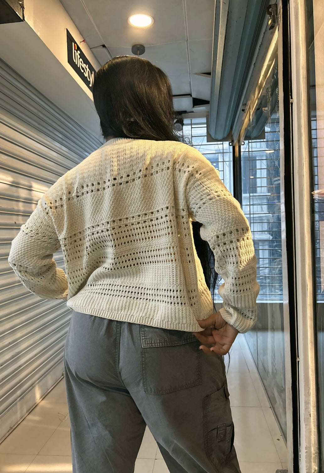 Women’s Beige Knit Sweater – Soft & Stylish Winter Wear | Stunner Mart