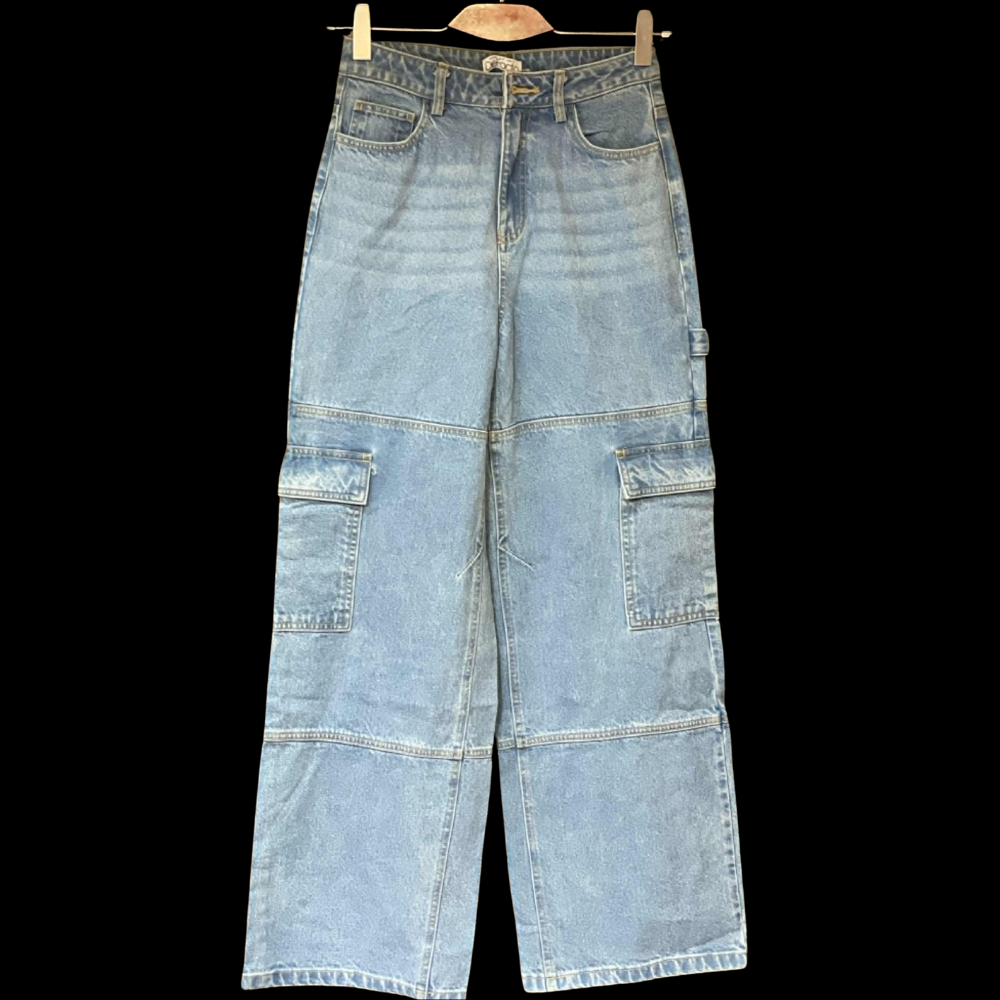 Cargo Blue Baggy Pants – Ultimate Comfort & Street Style | Stunner Mart