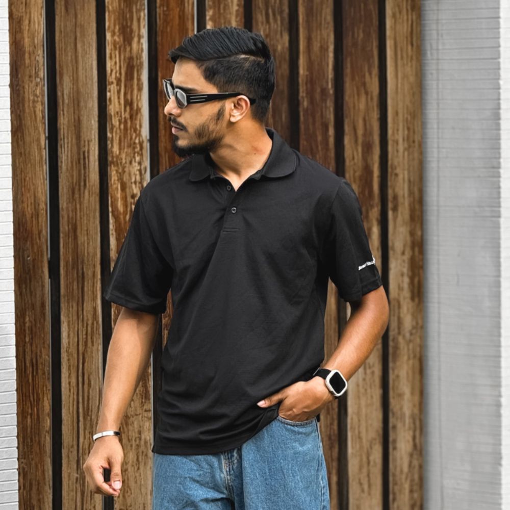 The Sharp Side of Comfort – Black Polo Edition