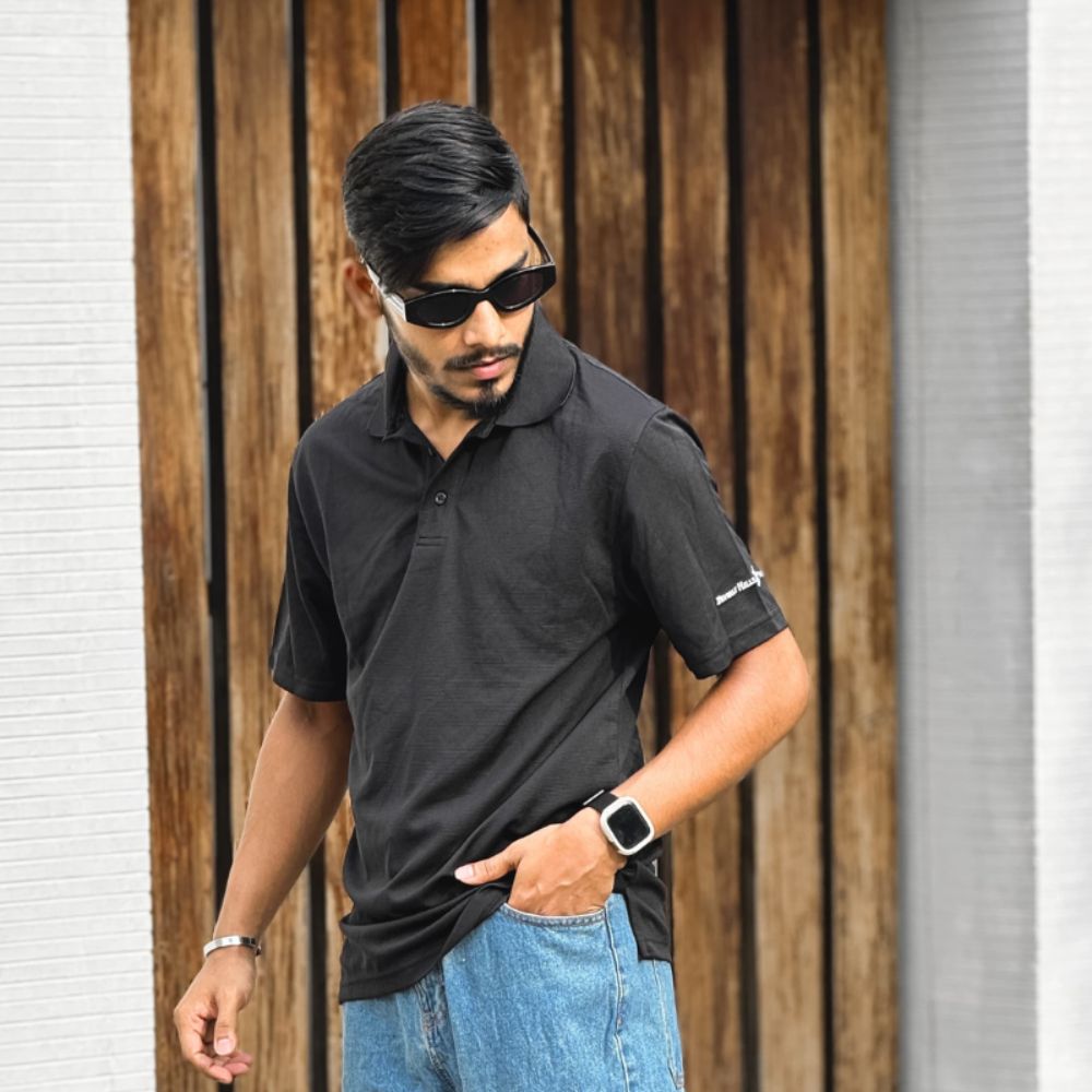 The Sharp Side of Comfort – Black Polo Edition