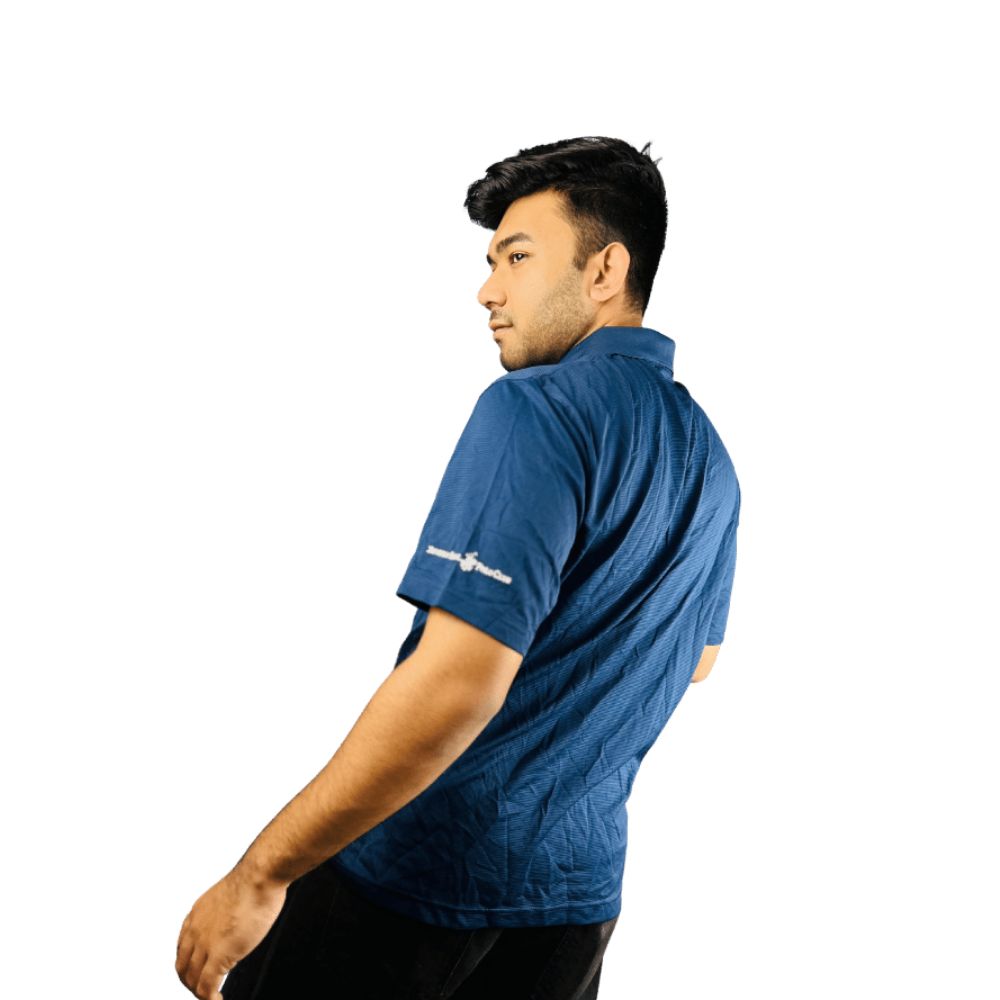 Stay Cool in Classic Navy Blue Polo