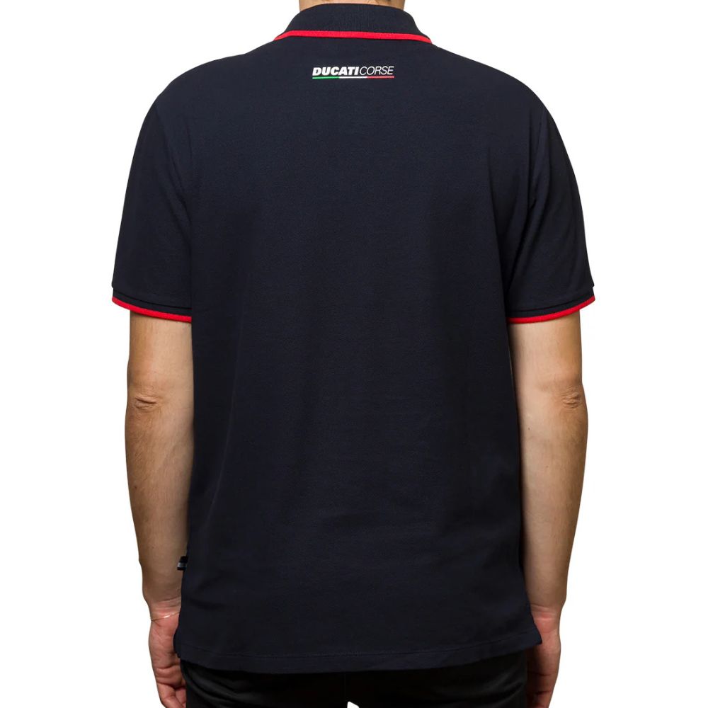 Premium Comfort Men's navy blue polo t-shirt
