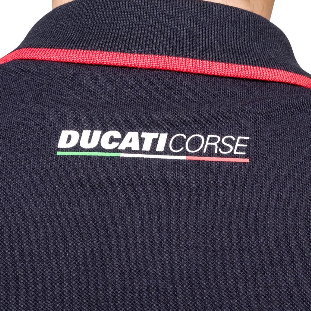Premium Comfort Men's navy blue polo t-shirt