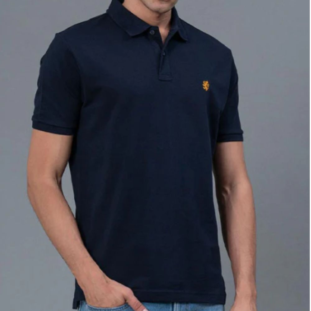 Men’s Classic Fit Cotton Navy Polo Shirt