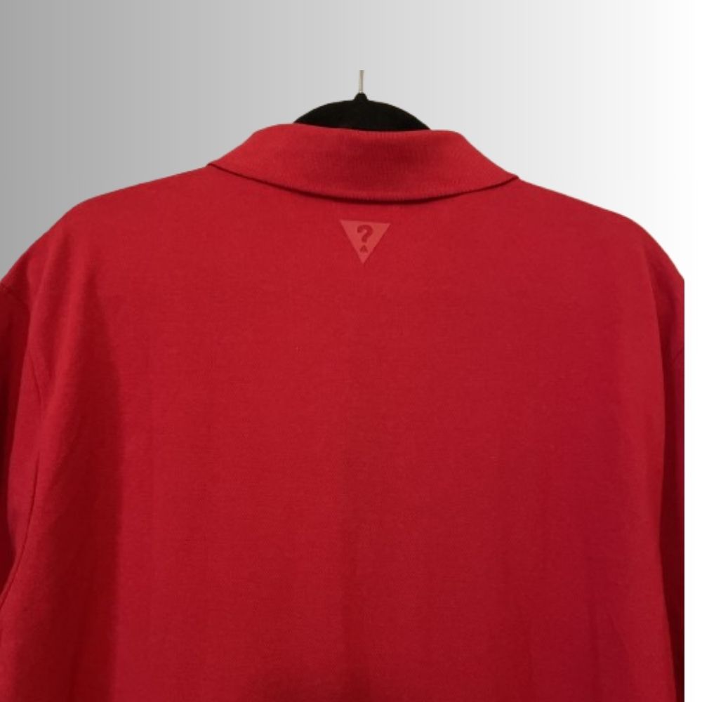 Classic Red Polo T-Shirt – Casual Elegance