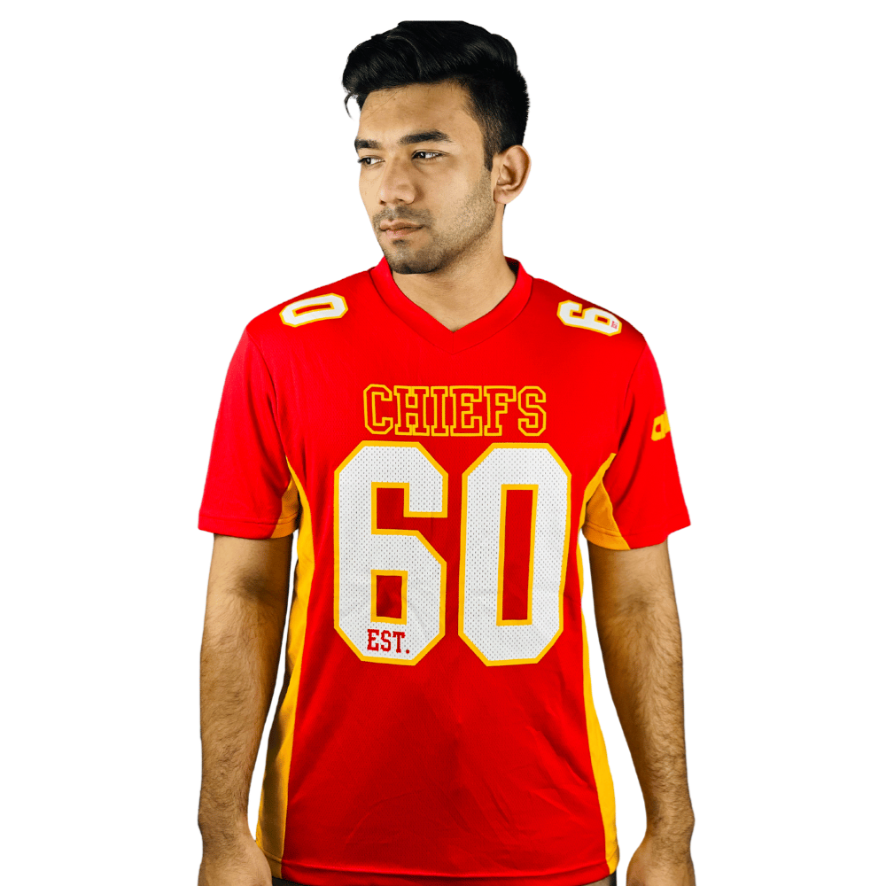 Chic Comfort: NFL-Inspired Athleisure Jersey for Fitness Enthusiasts