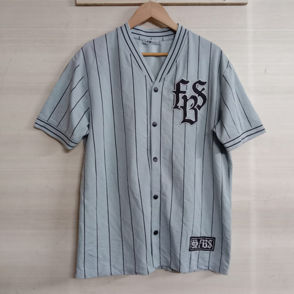 Sky Blue Baseball Jersey – Premium Streetwear by Stunner Mart