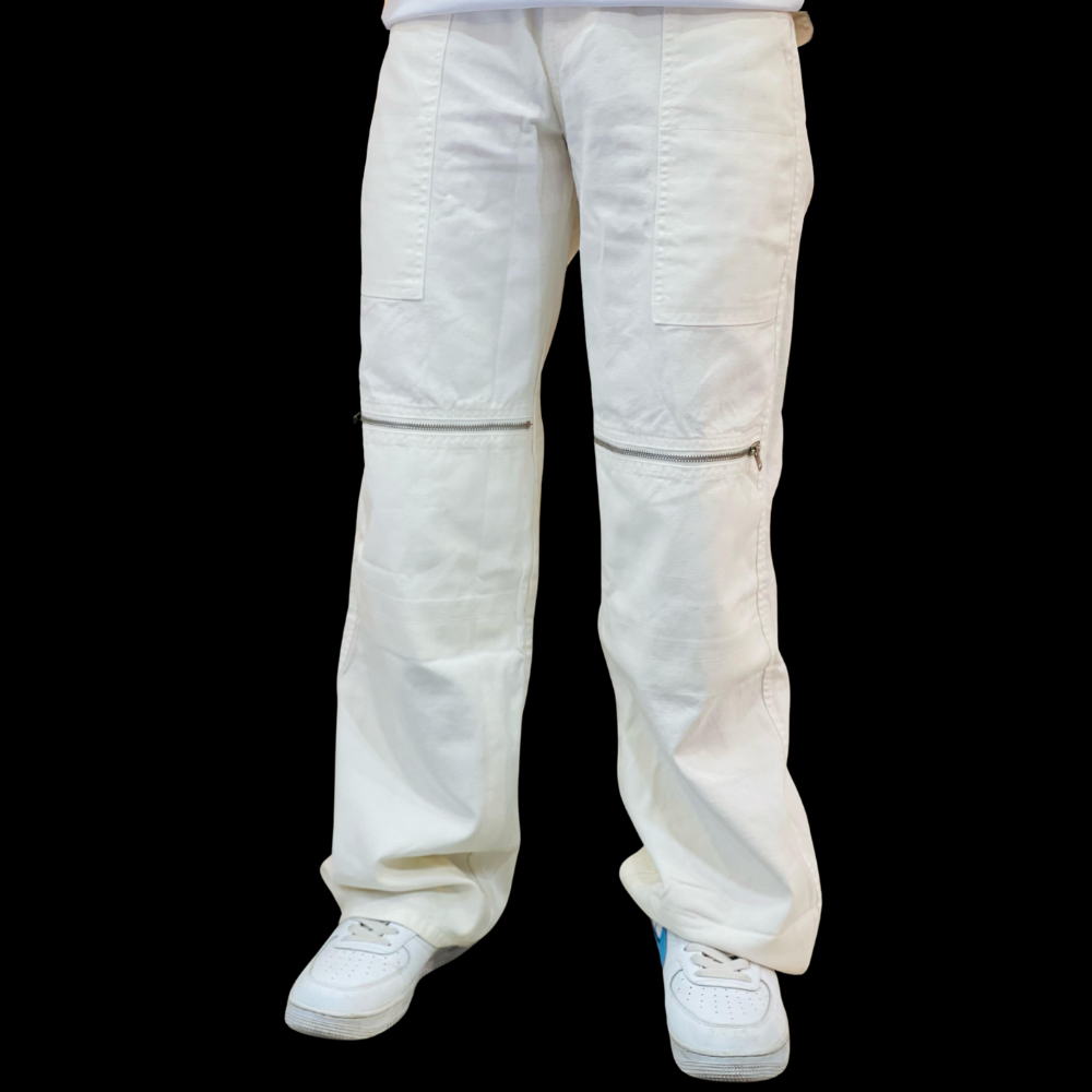 "Stylish White Baggy Pants – Comfort & Trend | Stunner Mart