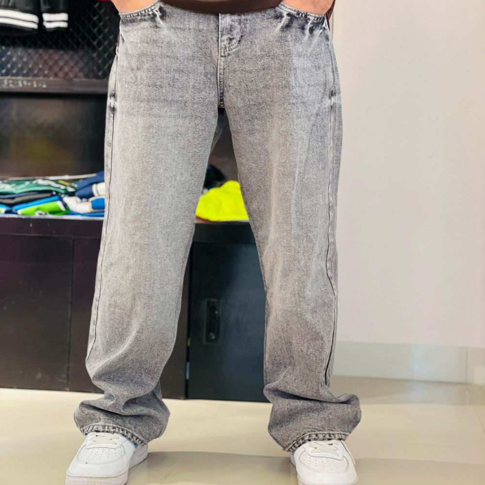 Premium Quality Ash Baggy Pants – Stylish & Comfortable | Stunner Mart