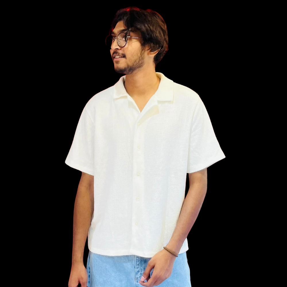 White Cotton Hawaii Shirt – Lightweight, Stylish & Summer-Ready | Stunner Mart"