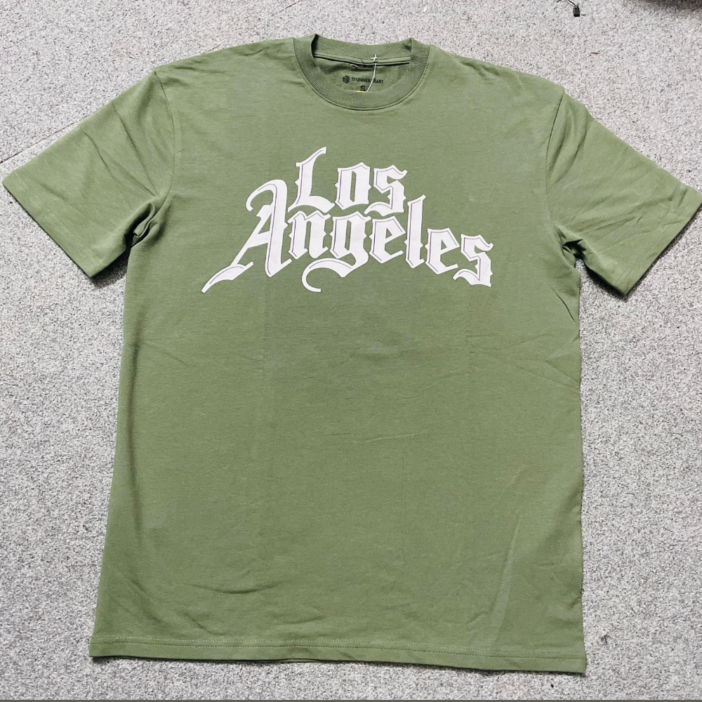 Olive Color Drop Shoulder T-Shirt – Oversized Streetwear Tee | Stunner Mart