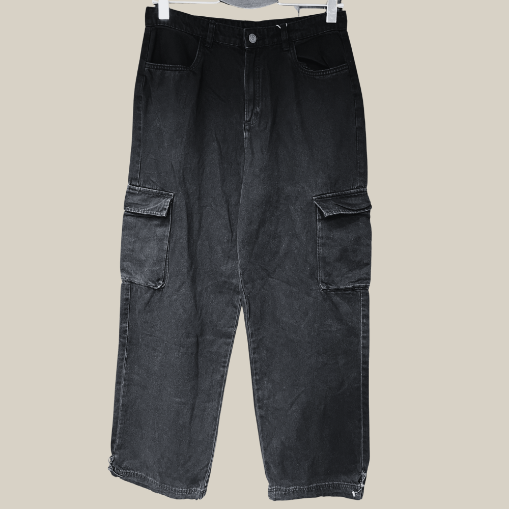 Shop Trendy Black Color Cargo Baggy Pants – Comfort & Style at Stunner Mart