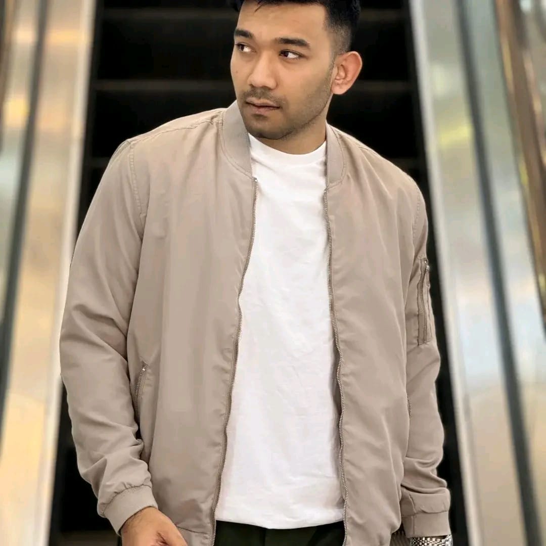 Men’s Premium Bomber Jacket | Gray