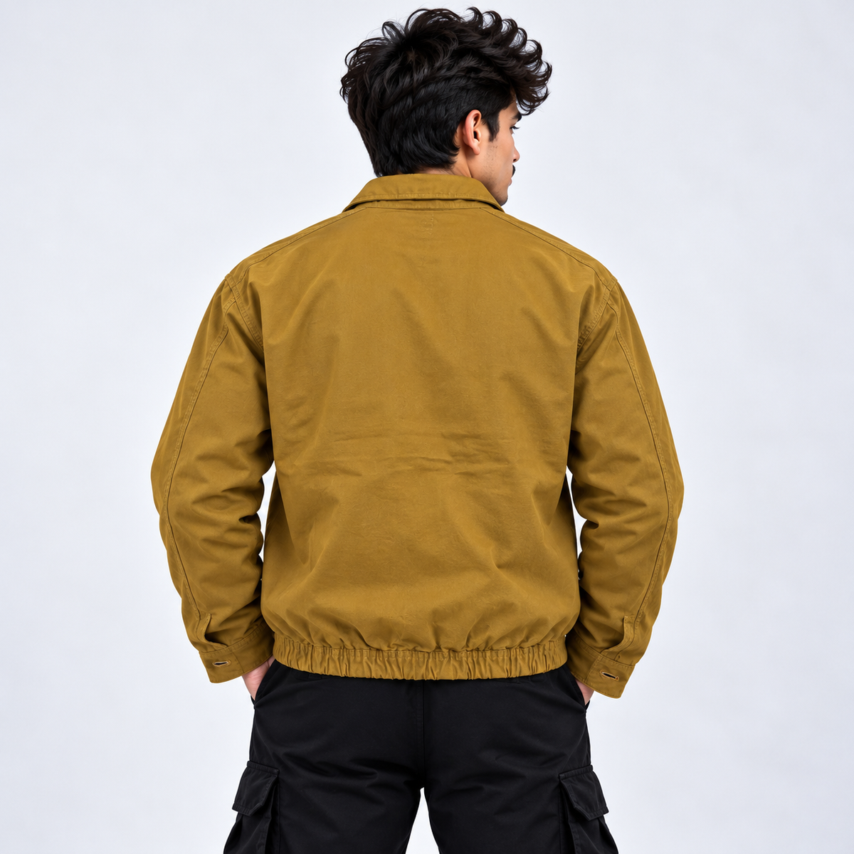 Vintage Mustard Harrington Jacket