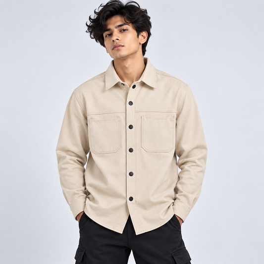 Sweat Leather Shirt