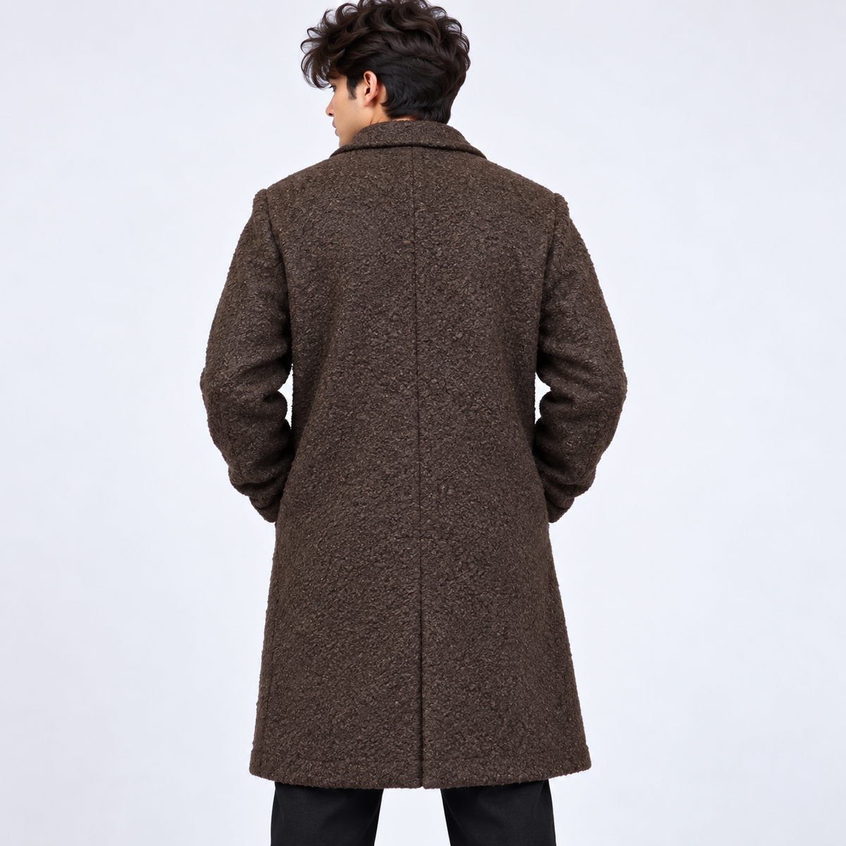 Boys Overcoat Chocolate