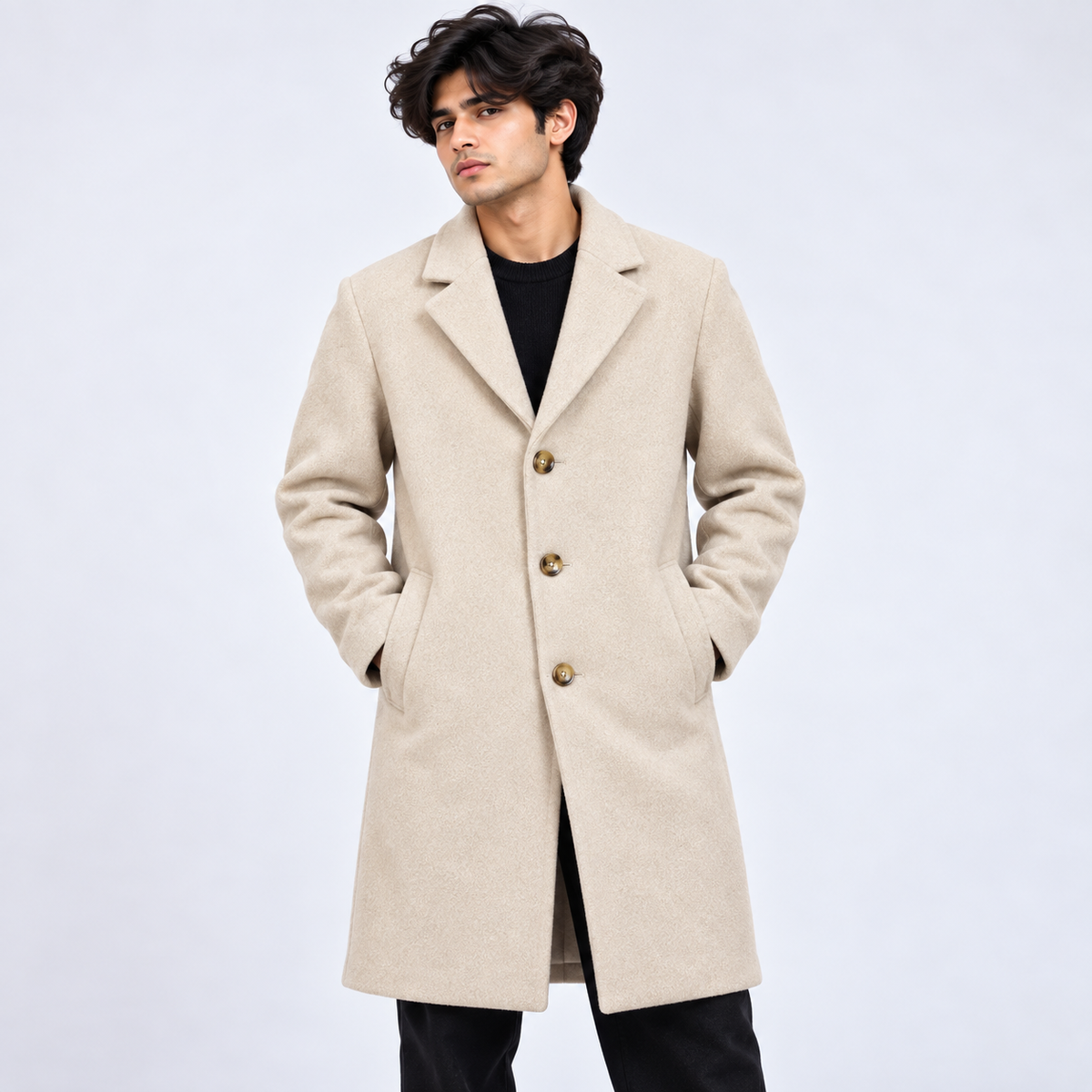 Boys Overcoat White