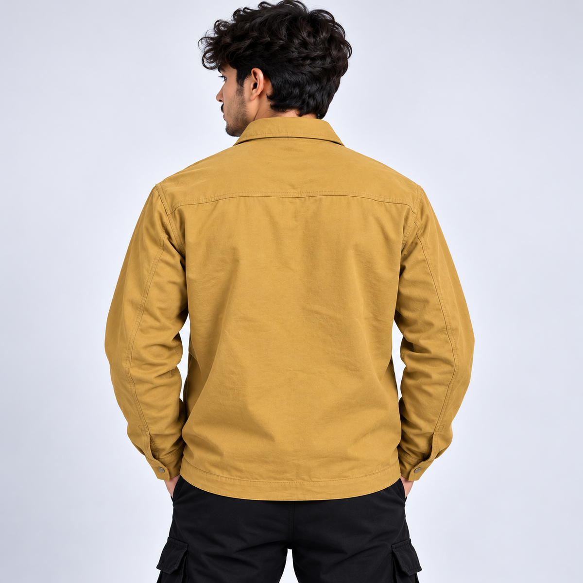 Premium Mustard Utility Jacket
