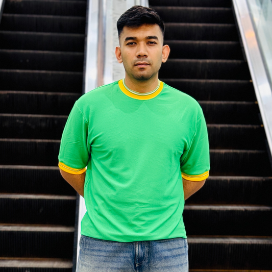 Green NFL Jersey – Solid Color | Premium Mesh Fabric | Stunner Mart