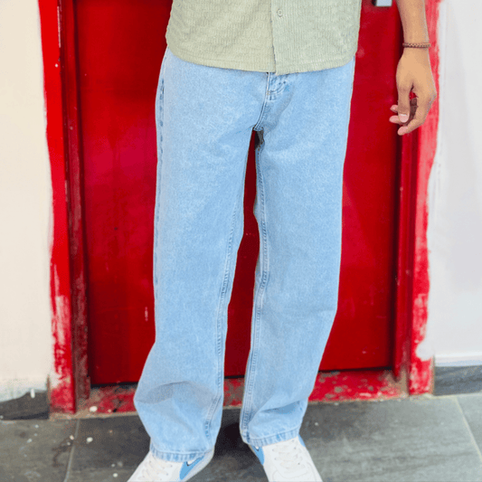 Light Wash Baggy Jeans – Effortless Style & Ultimate Comfort | Stunner Mart .